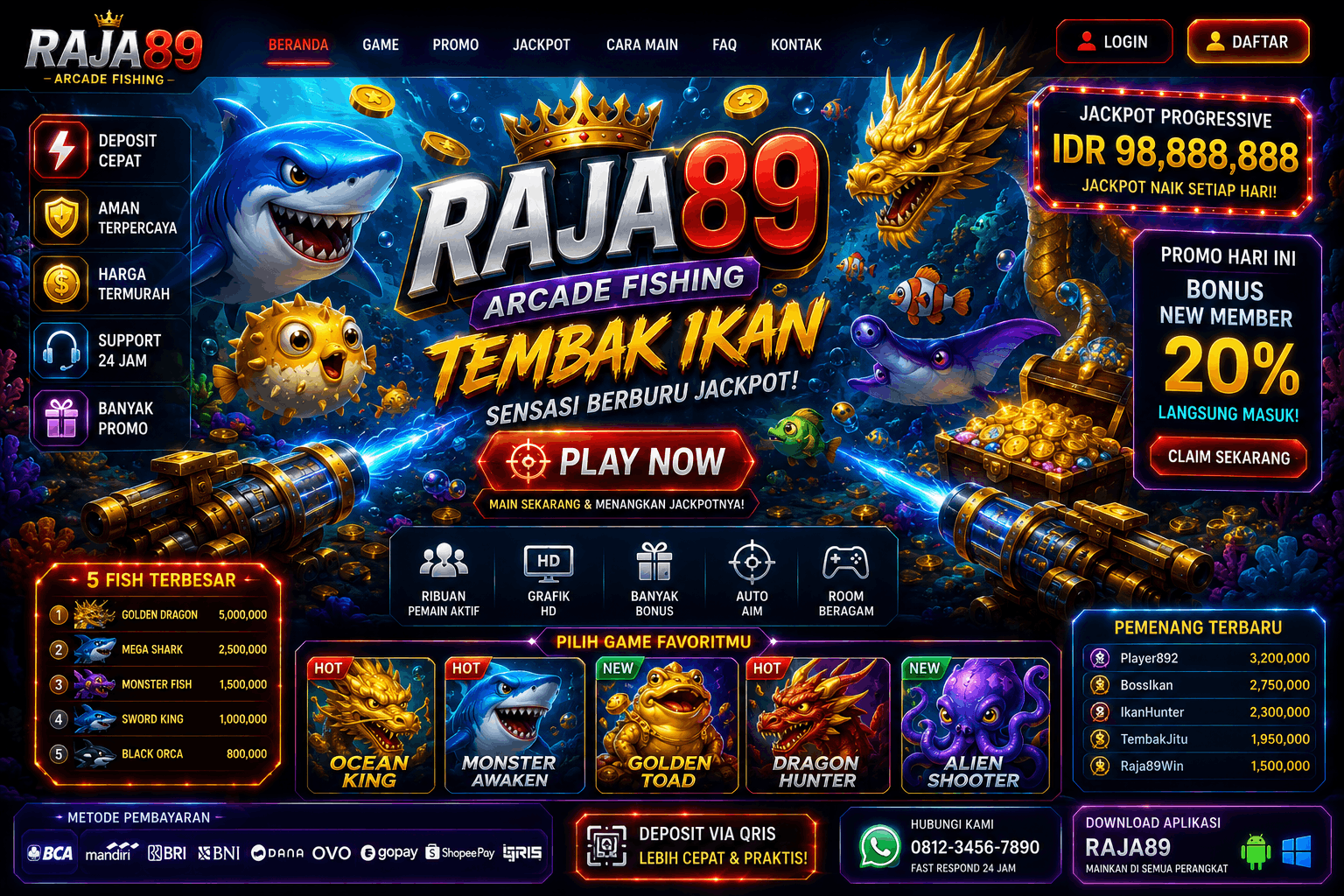 tembak ikan wins